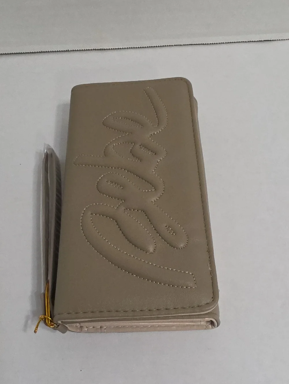 Bebe Louisa Trifold Wallet In Taupe *NWT*